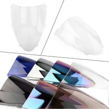 (Clear) con Windshield For SUZUKI TL1000 TL 1000 R 1000R TL1000R 1998-2003 Double Bubble WindScreen Motorcycle Accessories Fairing Deflector