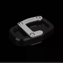 (Black-Scrambler) con For DUCATI Scrambler 1100 Sport Special KG KF Pro 1K CNC Kickstand Foot Side Stand Extension Pad Support Plate Enlarge Stand