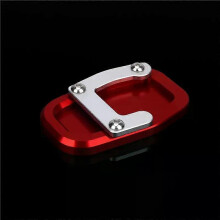 (Red-NO LOGO) con For DUCATI Scrambler 1100 Sport Special KG KF Pro 1K CNC Kickstand Foot Side Stand Extension Pad Support Plate Enlarge Stand