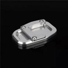 (Silver-NO LOGO) con For DUCATI Scrambler 1100 Sport Special KG KF Pro 1K CNC Kickstand Foot Side Stand Extension Pad Support Plate Enlarge Stand