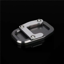 (Gray-NO LOGO) con For DUCATI Scrambler 1100 Sport Special KG KF Pro 1K CNC Kickstand Foot Side Stand Extension Pad Support Plate Enlarge Stand