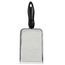 (2.8mm hole, One size) Reptile Scoops Terrarium Bedding Substrate Sand Sifter Stainless Steel Fine Mesh Small Pet Cage Cleaner Shovel 2.8mm hole