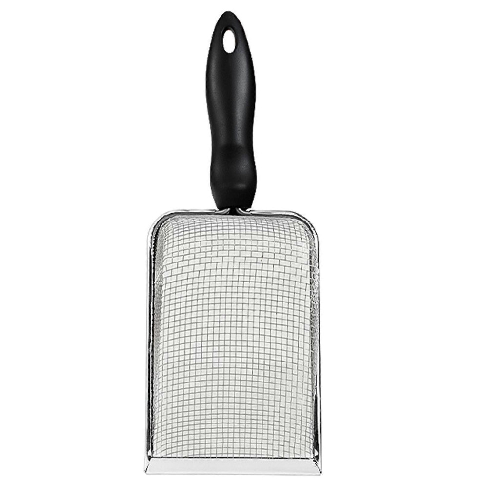 (2.8mm hole, One size) Reptile Scoops Terrarium Bedding Substrate Sand Sifter Stainless Steel Fine Mesh Small Pet Cage Cleaner Shovel  2.8mm hole