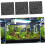 Aquarium Isolation Board 12pcs Plastic Filtering Grid Plates for Fish Tank Bottom 5