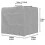 (Silver)Ibc Tank Cover 1000 Liters Container Foil Anti-d Cover 4 S 2