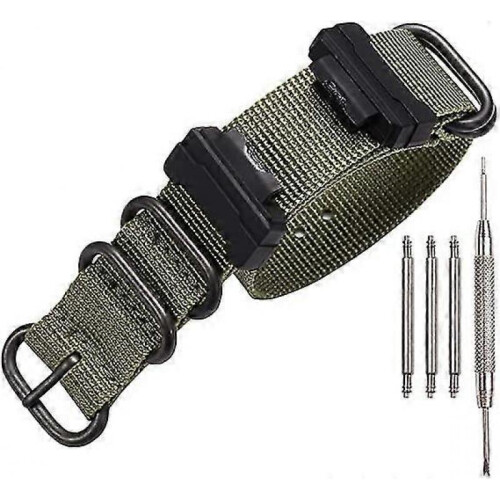 Nylon Watch Band Compatible with Casio G-shock Dw-5600 / Gwm-5610 /ga100 Replacement Strap Adapter 16mm Interface