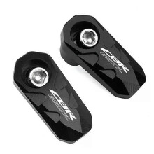 (2 piece Black) con For HONDA CBR650R CBR 650R CBR650 R 2019-2025 2024 New Motorcycle Accessories CNC Rear Wheel ABS Sensor Protection Guard Cover