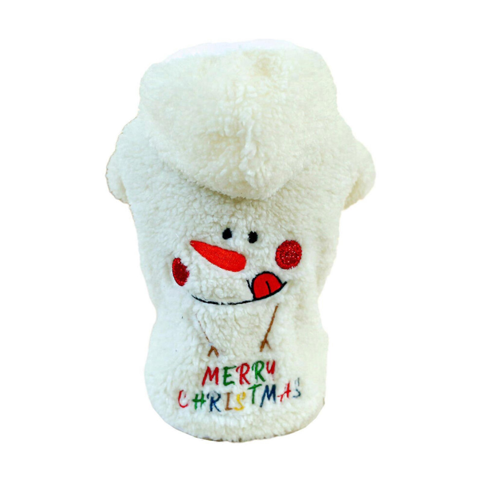 (L, A) Dog Hoodie for Small, Medium, Large Dogs Christmas Coat Puppy Apparel Pullover Puppy Pajamas Christmas Theme  XS