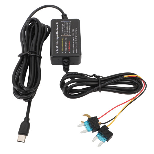 Type C Dash Cam Hard Wire Kit 12V‑30V To 5V Dash 2