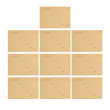 10 Pcs Kraft Paper Envelope Thickened Large