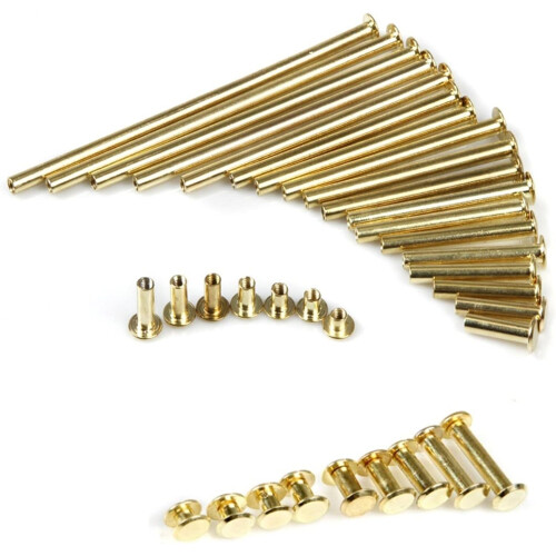 MdingbaoSocket Cap Screws Copper Plated 5100mm Binding Screws Nail Studs Snap Rivet 1