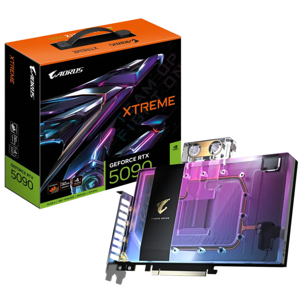 Gigabyte Aorus 5090 Xtreme Waterforce Wb 32G Gv-N5090aorusx Wb-32Gd