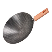 Outdoor Small Wok Kitchen Small Wok Pan Nonstick Heat Conducting Cooking Gadget