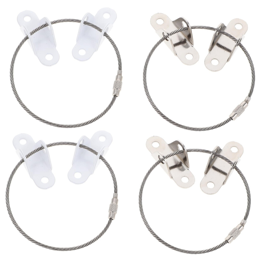 12 Sets Furniture Antitip Strap Child Proofing Furniture Anchor Home Safety Straps for Kids
