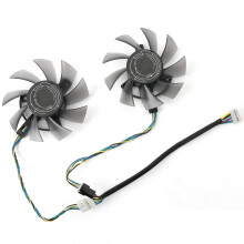 Graphics Card Video Card Fan Replacement for GTX 1650 1660 Ti OC Edition 75MM FD8015U12S GTX1650 GTX1660Ti Graphics Card Cooling Fan(Fan)