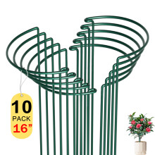 10 Pack Peony Cages and Supports, 10' (W) x 16'(H) Plant Support, RustProof Metal Plant Support Stakes for OutdoorIndoor Plants