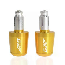 (Gold) con For BMW G310R G 310 R G-310R G310GS All Years 7/8" Motorcycle Universal Handlebar Grips Ends Handle Bar Cap End Plug Slider