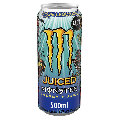 Monster Energy Drink Aussie Lemonade 500ml (Pack of 12) 2