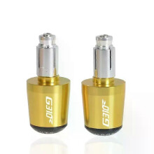 (Gold and Black) con For BMW G310R G 310 R G-310R G310GS All Years 7/8" Motorcycle Universal Handlebar Grips Ends Handle Bar Cap End Plug Slider