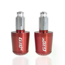 (Red) con For BMW G310R G 310 R G-310R G310GS All Years 7/8" Motorcycle Universal Handlebar Grips Ends Handle Bar Cap End Plug Slider