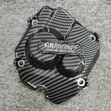 (C) con ZX10R Motorcycles Engine Cover Protection Case GB Racing For KAWASAKI Ninja ZX-10R 2011-2024 Carbon Fiber Texture