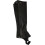 Ladies Pro Top Grain Leather Half Chaps , Black , Small 5