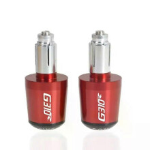 (Red and Black) con For BMW G310R G 310 R G-310R G310GS All Years 7/8" Motorcycle Universal Handlebar Grips Ends Handle Bar Cap End Plug Slider