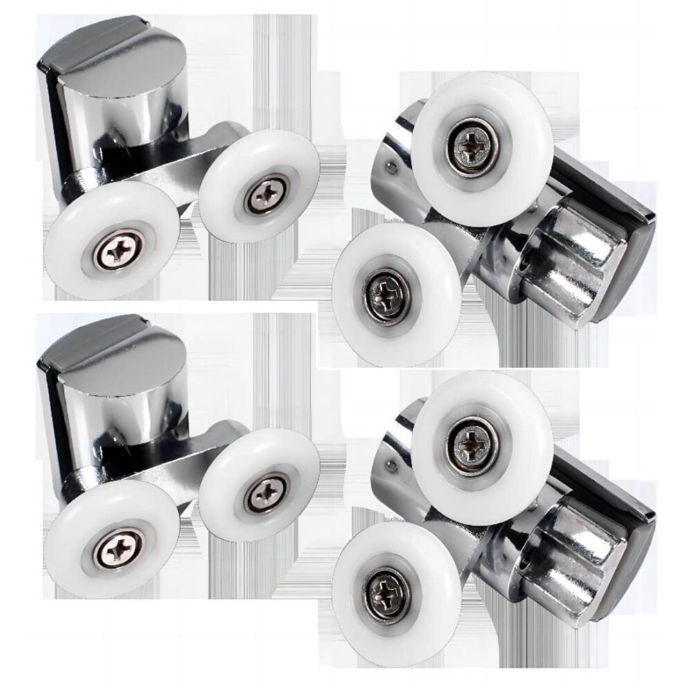 26Mm Shower Door Rollers, 4Pcs Sliding Shower Doors Wheels, Replacement Wheels 6493810907852