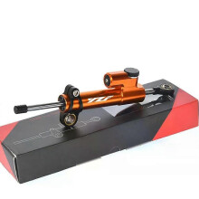 (Orange Black) con For YAMAHA YZF R1 R3 R6 R25 MT03 MT25 2005-2016 2006 2007 2008 2014 2015 Motorcycle Damper Steering Stabilize Safety Control