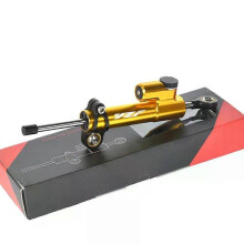 (Gold Black) con For YAMAHA YZF R1 R3 R6 R25 MT03 MT25 2005-2016 2006 2007 2008 2014 2015 Motorcycle Damper Steering Stabilize Safety Control