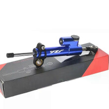 (Blue Black) con For YAMAHA YZF R1 R3 R6 R25 MT03 MT25 2005-2016 2006 2007 2008 2014 2015 Motorcycle Damper Steering Stabilize Safety Control