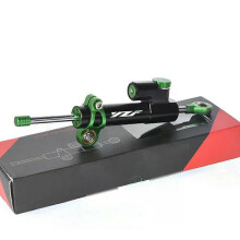 (Black Green) con For YAMAHA YZF R1 R3 R6 R25 MT03 MT25 2005-2016 2006 2007 2008 2014 2015 Motorcycle Damper Steering Stabilize Safety Control