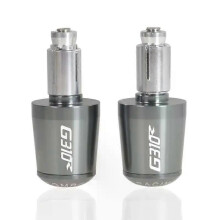 (Gray) con For BMW G310R G 310 R G-310R G310GS All Years 7/8" Motorcycle Universal Handlebar Grips Ends Handle Bar Cap End Plug Slider