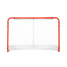Street Hockey Net, Indoor/Outdoor Steel Goal, 72' x 48' Training Set, Easy Assembly, Official Regulation Size, White/Red