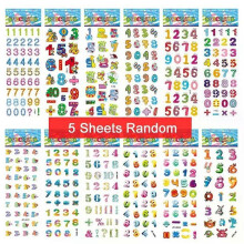 (black) con 5/12Sheets 3D Bubble Dress Up Girls Stickers Cartoon Princess Change Clothes DIY Kawaii Toys Children Birthday Party Decoration