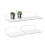 Acrylic Small Floating Shelf, Home Wall Display, 4 Pack 2