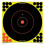 ShootNC 12' Bull'sEye Reactive Targets  Highly Visible Instant Feedback SelfAdhesive 1