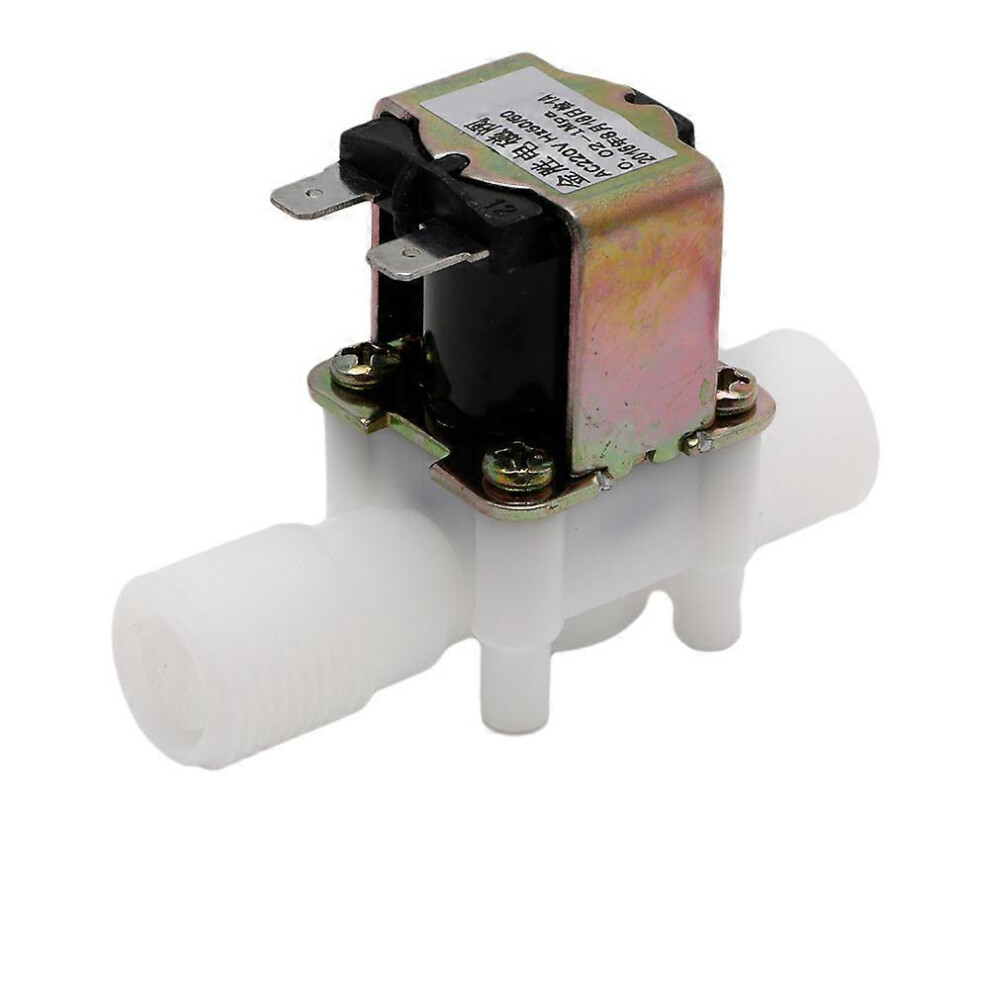 (As show, One size) AC220V Electric Solenoid for Valve Magnetic N/C Water Air Inlet Flow Switch N/C