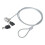 (As show, One size) Notebook Laptop Computer Lock Security Security Chain Cable Chain With Key Notebook  Silver 4