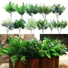 14 Bunches Fake Plants Outdoor, Fake Bushes UV Resistant Artificial Flowers for Outdoor Decor