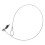 (As show, One size) Notebook Laptop Computer Lock Security Security Chain Cable Chain With Key Notebook  Silver 1