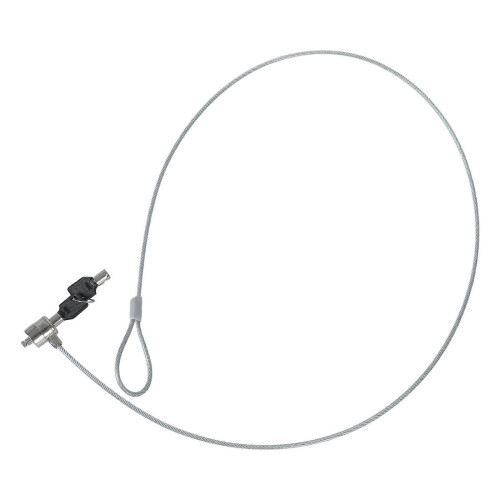 (As show, One size) Notebook Laptop Computer Lock Security Security Chain Cable Chain With Key Notebook  Silver
