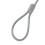 (As show, One size) Notebook Laptop Computer Lock Security Security Chain Cable Chain With Key Notebook  Silver 5