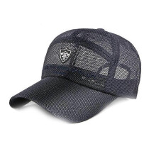 (FREE SIZE, Blue) MIMIGO Breathable Mesh Summer Hat Men Womens Baseball Cap Distressed Ponytail Messy for Hiking and Running Outdoor Sports