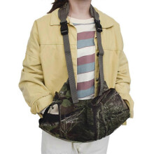 (43 x 19cm, GREEN) MIMIGO Hunting Fleece Hand Muff Pak Warmer Outdoor Camouflage Thinsulate Insulation