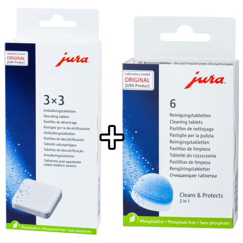 Καθαριστικά Δισκία Capresso Jura 6-πακέτο και Δισκία Αποκαθαρτικών 9-πακέτο