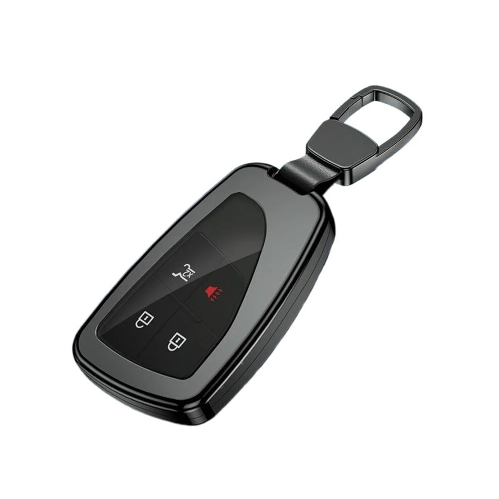 Aluminum Alloy T Car Smart Key Fob Case Cover Compatible For Buick Envision(Black) Black 689788539294