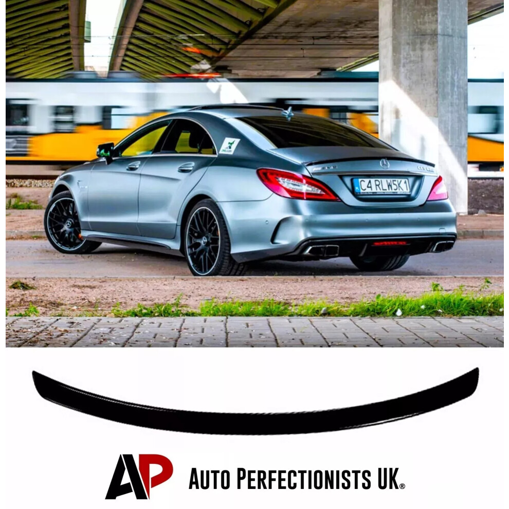 For Mercedes Cls Class W218 C218 Boot Spoiler Lip Wing Kit 2010-18 Black 5061072661068