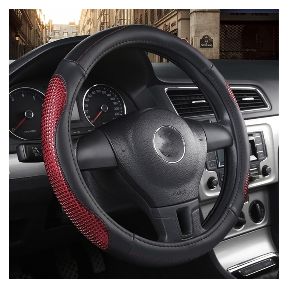 Car Steering Wheel Cover Set Car Steering Wheel Cover Crystal Leather Beautiful And Exquisite Car Interior (Color : 1) 6493810908361