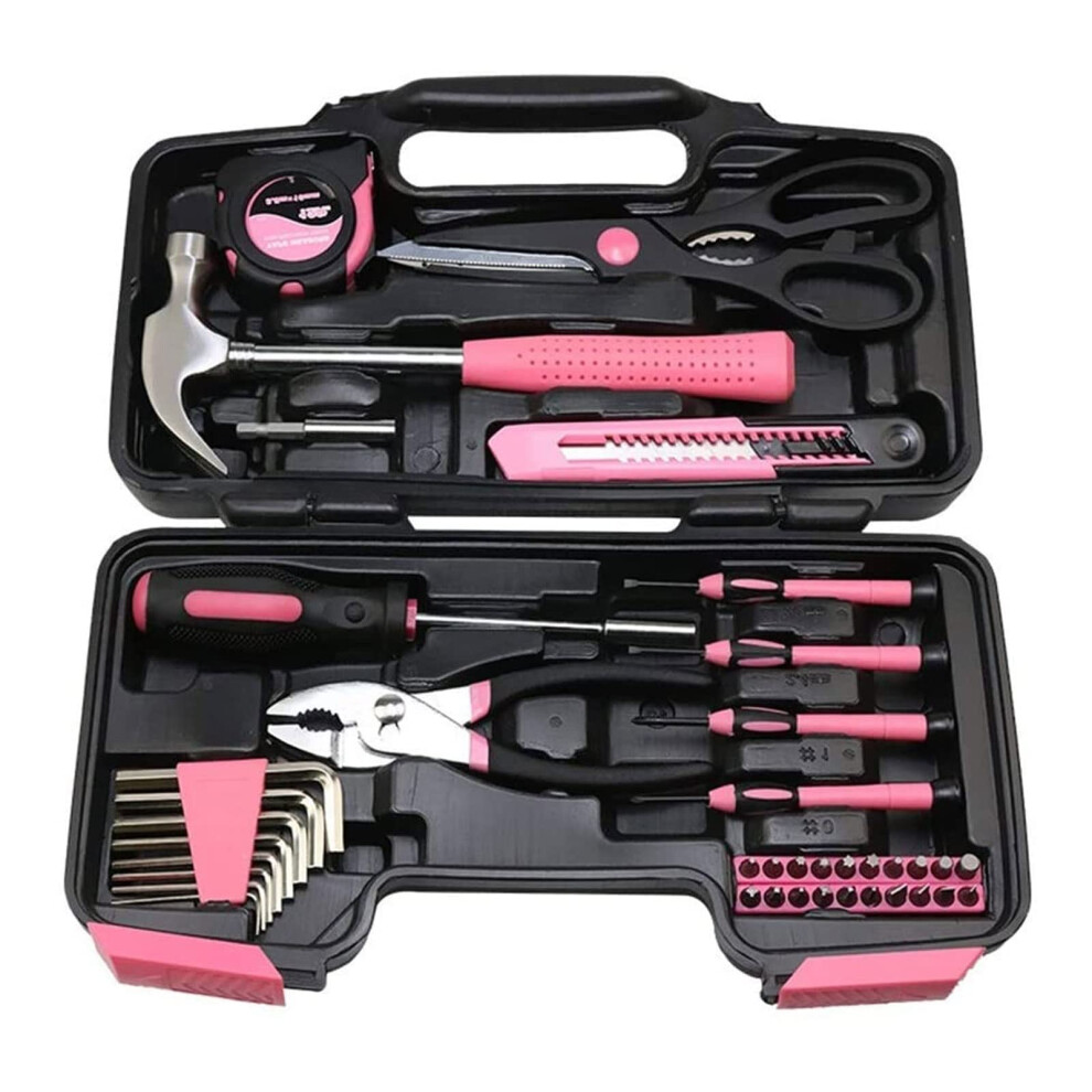 Tool Set, 39 Pcs Home Tool Kit, Hand Tool Kit Accessories For General Household Diy 6493810779619